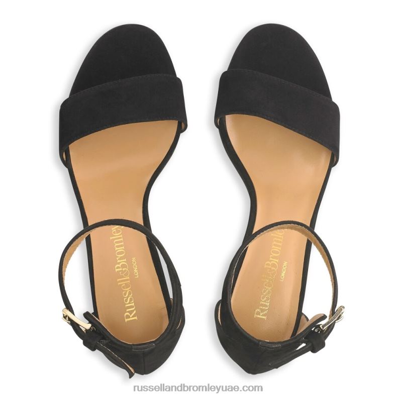 ⁦ittakest اثنين من صندل كعب 8840R142 أسود نحيف Russell And Bromley⁩ - الصورة ⁦3⁩