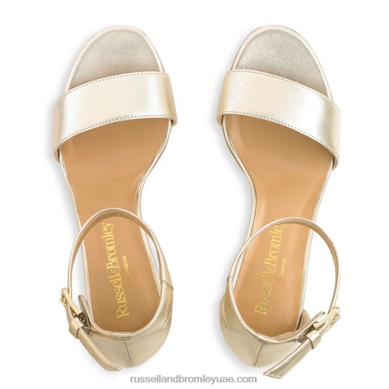 ⁦ittakest اثنين من صندل كعب 8840R149 معدني نحيف Russell And Bromley⁩ - الصورة ⁦3⁩