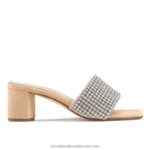 blingbloc الماس كتلة البغل 8840R145 اللون البيج نحيف Russell And Bromley