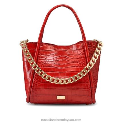 أيقونة صغيرة سلسلة انتزاع حقيبة 8840R702 أحمر نحيف Russell And Bromley