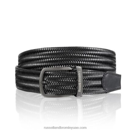 الإعصار المنسوجة الحزام 8840R660 أسود رجال Russell And Bromley