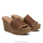 ⁦البغل إسفين نسج Libertine 8840R165 بني نحيف Russell And Bromley⁩ - الصورة ⁦2⁩