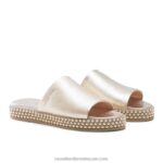 ⁦البغل flatform moneypot 8840R389 ذهب نحيف Russell And Bromley⁩ - الصورة ⁦2⁩