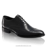 ⁦البلوط أكسفورد البروغ العتيقة 8840R585 أسود رجال Russell And Bromley⁩ - الصورة ⁦2⁩