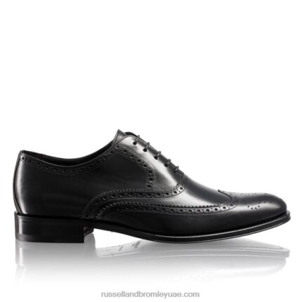 البلوط أكسفورد البروغ العتيقة 8840R585 أسود رجال Russell And Bromley