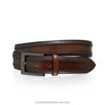 البلوط العتيقة حزام البروغ 8840R653رجال Russell And Bromley