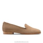 التدخين النعال ثوب مسطح 8840R223 اللون البيج نحيف Russell And Bromley