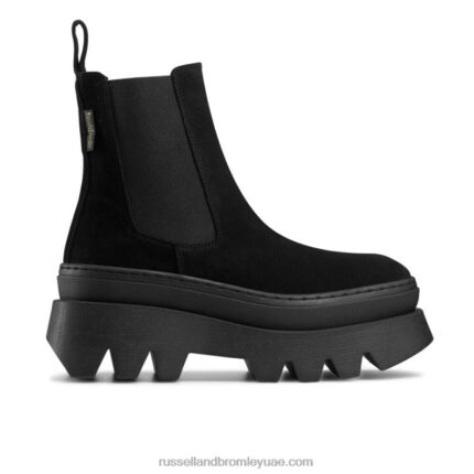 التمهيد تشيلسي مكتنزة العملاقة 8840R268 أسود نحيف Russell And Bromley