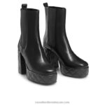 ⁦التمهيد منصة مبطن الضخمة 8840R321 أسود نحيف Russell And Bromley⁩ - الصورة ⁦2⁩