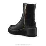 ⁦التمهيد wedgeout مزدوج البريدي 8840R276 أسود نحيف Russell And Bromley⁩ - الصورة ⁦3⁩
