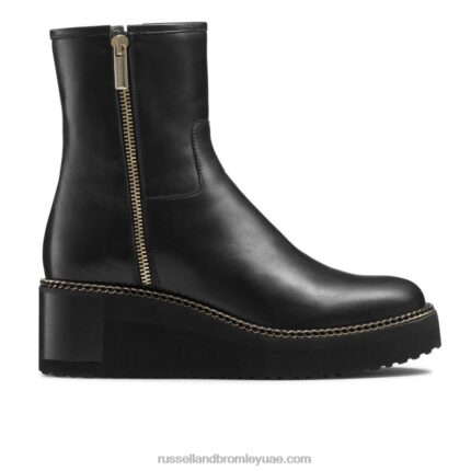 التمهيد wedgeout مزدوج البريدي 8840R276 أسود نحيف Russell And Bromley