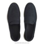 ⁦الجزء العلوي من التفاصيل نسج متعطل 8840R538 القوات البحرية رجال Russell And Bromley⁩ - الصورة ⁦3⁩