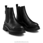 ⁦الحد من الضلع تشيلسي 8840R256 أسود نحيف Russell And Bromley⁩ - الصورة ⁦2⁩