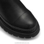 ⁦الحد من الضلع تشيلسي 8840R256 أسود نحيف Russell And Bromley⁩ - الصورة ⁦3⁩