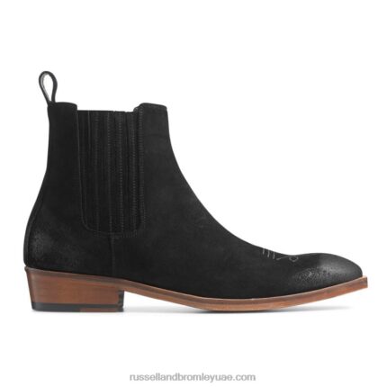 الحذاء الغربي أريزونا 8840R607 أسود رجال Russell And Bromley