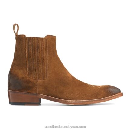 الحذاء الغربي أريزونا 8840R608 بني رجال Russell And Bromley