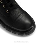 ⁦الدانتيل يصل الحذاء بكعب 8840R335 أسود نحيف Russell And Bromley⁩ - الصورة ⁦3⁩