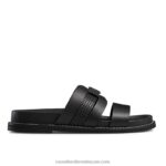 العاصفة الرملية المنسوجة حزام القدم 8840R377 أسود نحيف Russell And Bromley