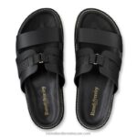 ⁦العاصفة الرملية المنسوجة حزام القدم 8840R377 أسود نحيف Russell And Bromley⁩ - الصورة ⁦3⁩