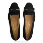 ⁦المحكمة تقليم القوس العاشق 8840R133 أسود نحيف Russell And Bromley⁩ - الصورة ⁦3⁩
