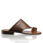 بيروجيا اصبع القدم صندل 8840R525 بني رجال Russell And Bromley