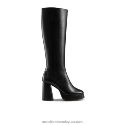 تصمد منصة التمهيد عالية الركبة 8840R364 أسود نحيف Russell And Bromley