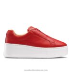 توقف عن حذاء رياضي بدون أربطة 8840R23 أحمر نحيف Russell And Bromley
