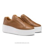 ⁦توقف عن حذاء رياضي بدون أربطة 8840R24 تان نحيف Russell And Bromley⁩ - الصورة ⁦2⁩
