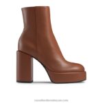 جولة اصبع القدم ويبستر التمهيد 8840R325 تان نحيف Russell And Bromley
