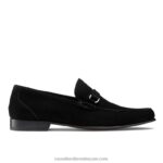 حذاء بدون رباط من النخبة 8840R490 أسود رجال Russell And Bromley