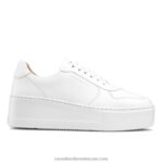 حذاء رياضي بارك برباط 8840R54 أبيض نحيف Russell And Bromley