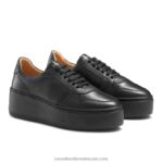⁦حذاء رياضي بارك برباط 8840R55 أسود نحيف Russell And Bromley⁩ - الصورة ⁦2⁩