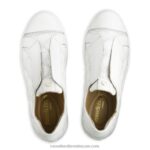 ⁦حذاء رياضي بدون أربطة 8840R14 أبيض نحيف Russell And Bromley⁩ - الصورة ⁦3⁩