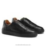 ⁦حذاء رياضي بدون أربطة 8840R424 أسود رجال Russell And Bromley⁩ - الصورة ⁦2⁩