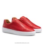 ⁦حذاء رياضي بدون أربطة 8840R425 أحمر رجال Russell And Bromley⁩ - الصورة ⁦2⁩