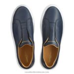 ⁦حذاء رياضي بدون أربطة 8840R428 القوات البحرية رجال Russell And Bromley⁩ - الصورة ⁦3⁩