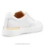 ⁦حذاء رياضي بدون أربطة ذهب راش 8840R43 أبيض نحيف Russell And Bromley⁩ - الصورة ⁦4⁩