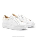 ⁦حذاء رياضي برباط 8840R76 أبيض نحيف Russell And Bromley⁩ - الصورة ⁦2⁩