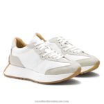 ⁦حذاء رياضي بنعل متوهج الساعة الرملية 8840R66 أبيض نحيف Russell And Bromley⁩ - الصورة ⁦2⁩