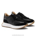 ⁦حذاء رياضي بنعل متوهج الساعة الرملية 8840R67 أسود نحيف Russell And Bromley⁩ - الصورة ⁦2⁩