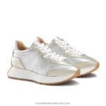 ⁦حذاء رياضي بنعل متوهج الساعة الرملية 8840R68 معدني نحيف Russell And Bromley⁩ - الصورة ⁦2⁩