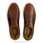 ⁦حذاء رياضي خارجي برباط 8840R442 بني رجال Russell And Bromley⁩ - الصورة ⁦3⁩