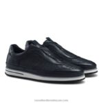 ⁦حذاء رياضي سان جوستو أكسفورد بدون أربطة 8840R439 القوات البحرية رجال Russell And Bromley⁩ - الصورة ⁦2⁩