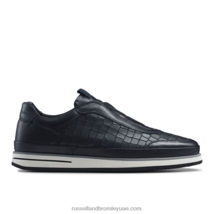 حذاء رياضي سان جوستو أكسفورد بدون أربطة 8840R439 القوات البحرية رجال Russell And Bromley