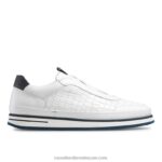 حذاء رياضي سان جوستو أكسفورد بدون أربطة 8840R440 أبيض رجال Russell And Bromley