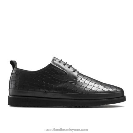 حذاء رياضي سان كارلو ديربي من الدانتيل الهجين 8840R475 أسود رجال Russell And Bromley