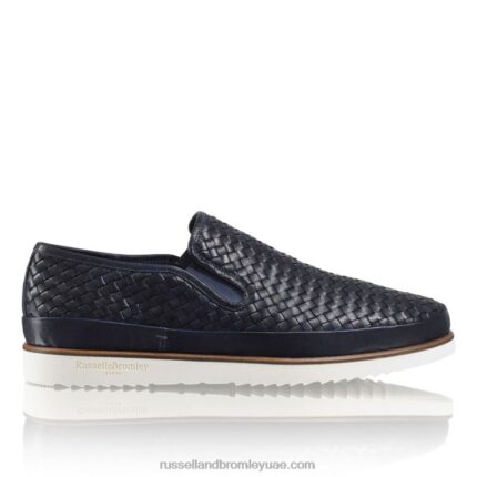 حذاء رياضي سان مارينو 8840R434 أزرق رجال Russell And Bromley