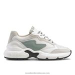 حذاء رياضي صافرة عداء أبي 8840R58 أبيض نحيف Russell And Bromley