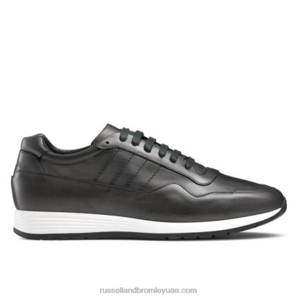 حذاء رياضي فاخر برباط من وقت التشغيل 8840R465 رمادي رجال Russell And Bromley
