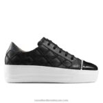 حذاء رياضي Esplanade برباط 8840R62 أسود نحيف Russell And Bromley